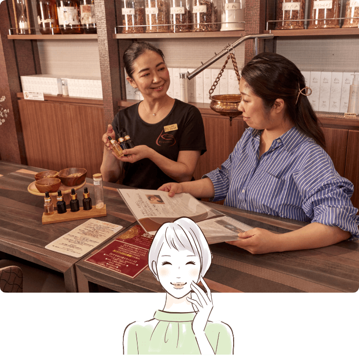 卒業後も安心！直営店舗勤務研修、加盟店制度もあり！
